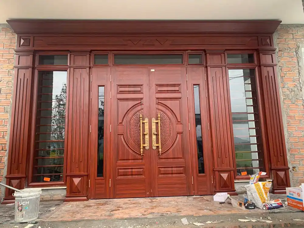 Cửa thép vân gỗ TPHCM 5 Cửa thép vân gỗ Bà Rịa