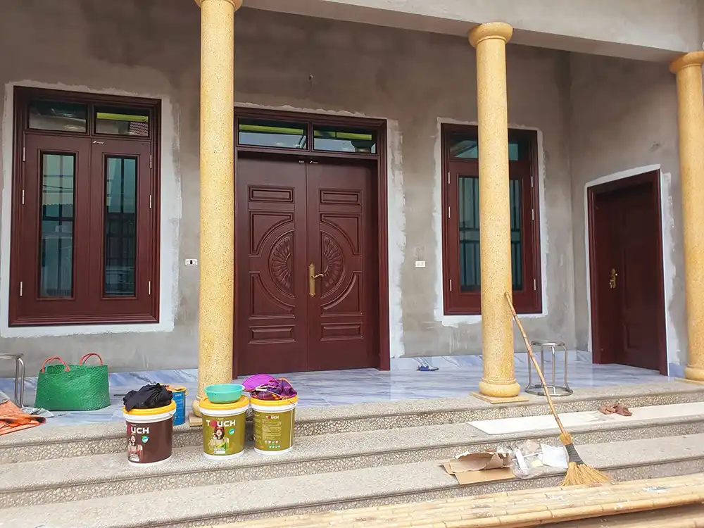 Cửa thép vân gỗ Bình Dương