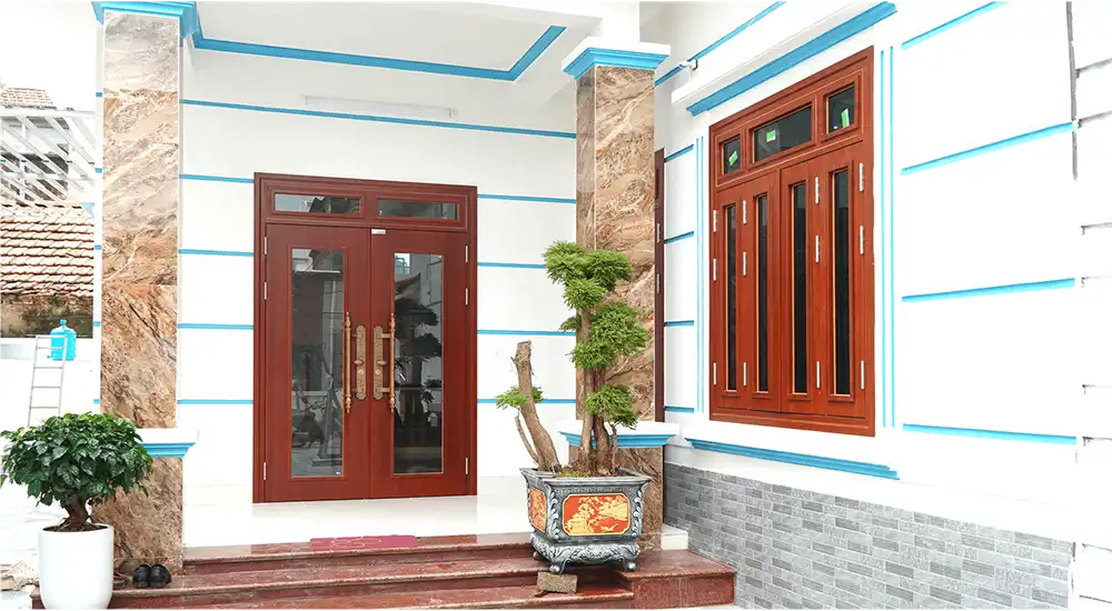 Cửa thép vân gỗ Biên Hòa 3 Cửa thép vân gỗ Biên Hòa