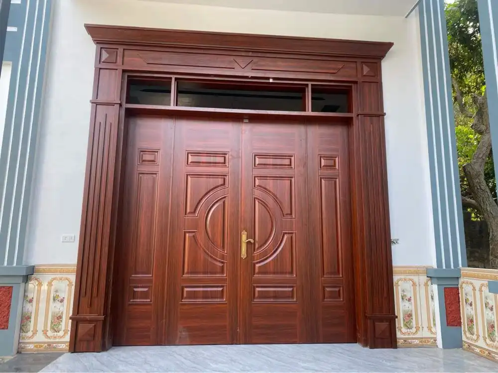 Cửa thép vân gỗ TPHCM 2 Cửa thép vân gỗ Biên Hòa