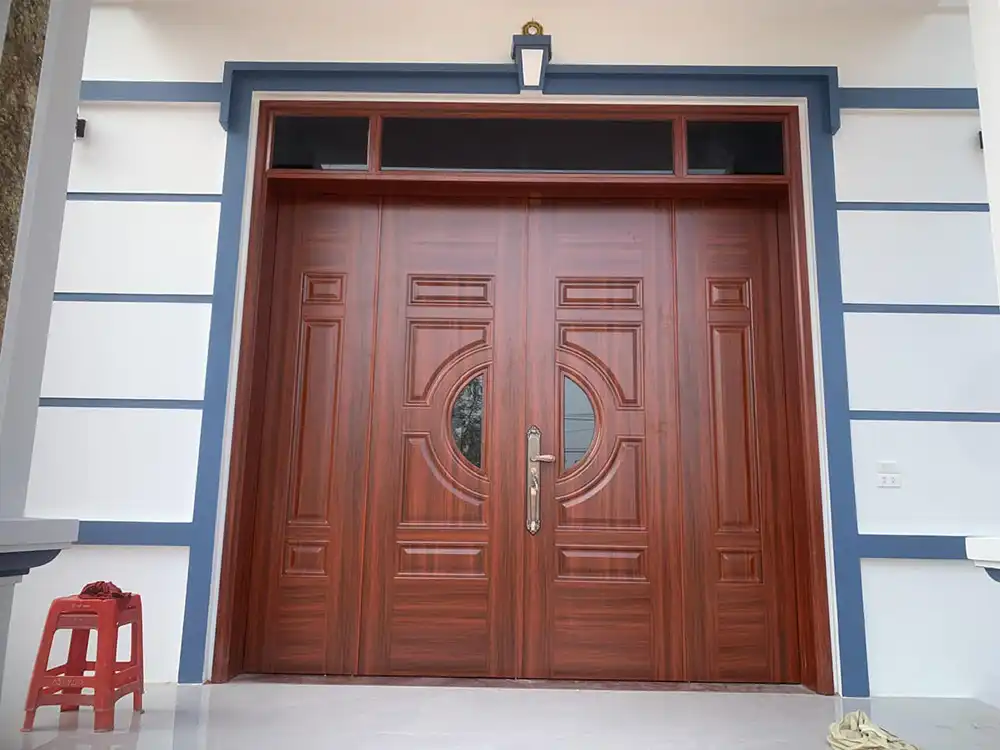Cửa thép vân gỗ Vũng Tàu 2 Cửa thép vân gỗ Biên Hòa