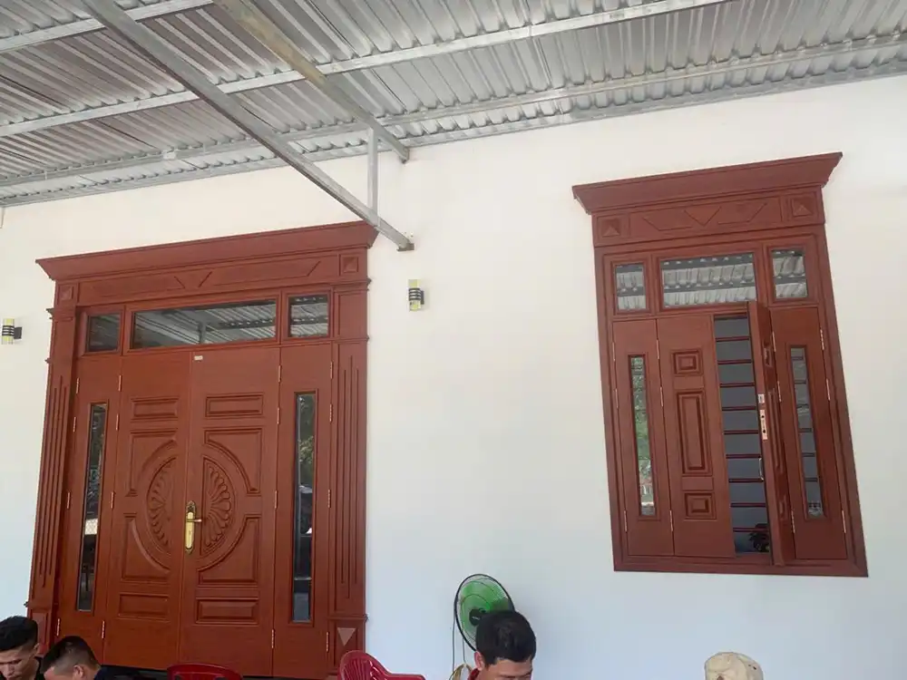 Cửa thép vân gỗ TPHCM 4 Cửa thép vân gỗ Bà Rịa