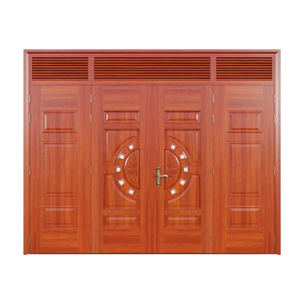 Cửa Thép Vân Gỗ 4 Cánh DTA-4L-HC1-HOOK