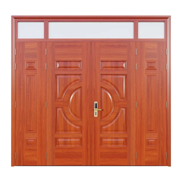Cửa Thép Vân Gỗ 4 Cánh DTA-4L-HC1-HOOK