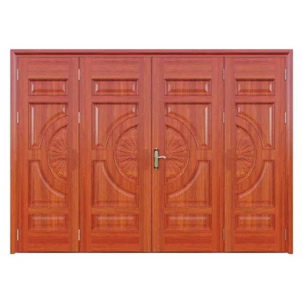 Cửa Thép Vân Gỗ 4 Cánh DTA-4L-HC1-HOOK