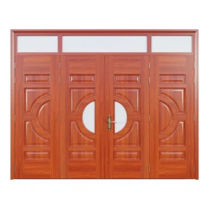 Cửa Thép Vân Gỗ 4 Cánh DTA-4L-HC1-HOOK
