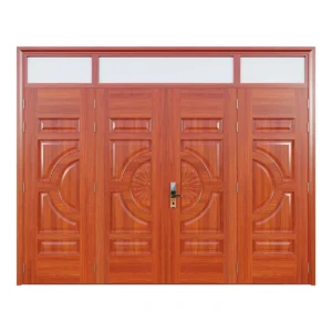 Cửa Thép Vân Gỗ 4 Cánh DTA-4L-HC1-HOOK