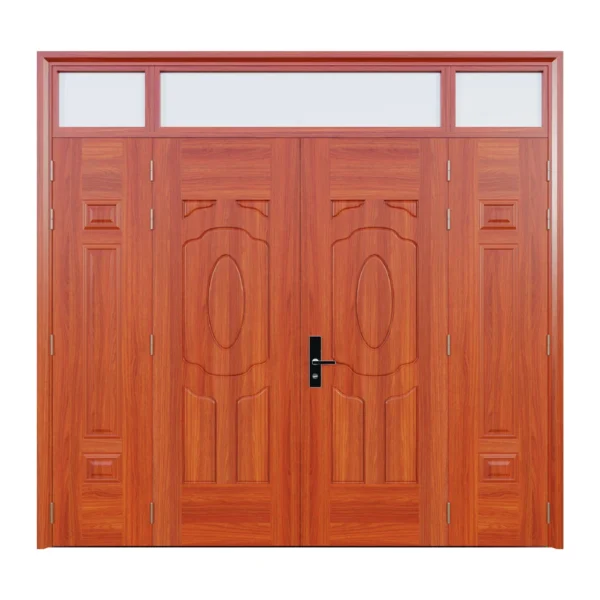 Cửa Thép Vân Gỗ 4 Cánh DTA-4L-HC1-HOOK