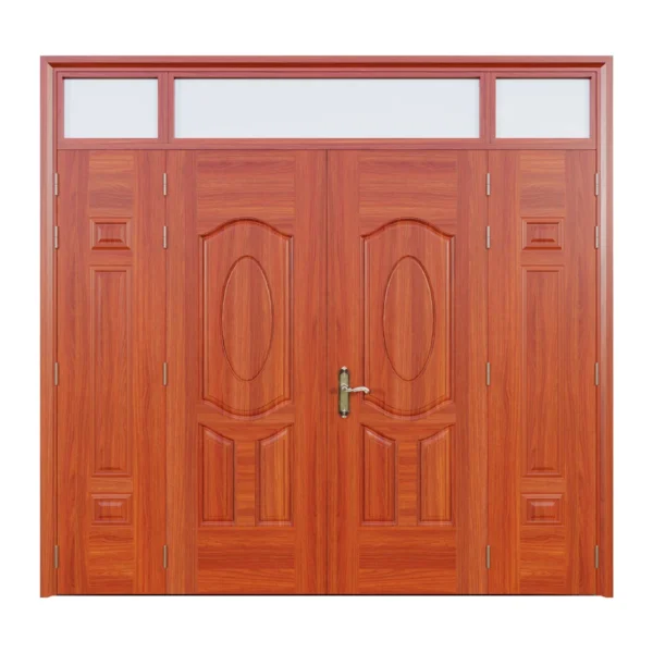 Cửa Thép Vân Gỗ 4 Cánh DTA-4L-HC1-HOOK