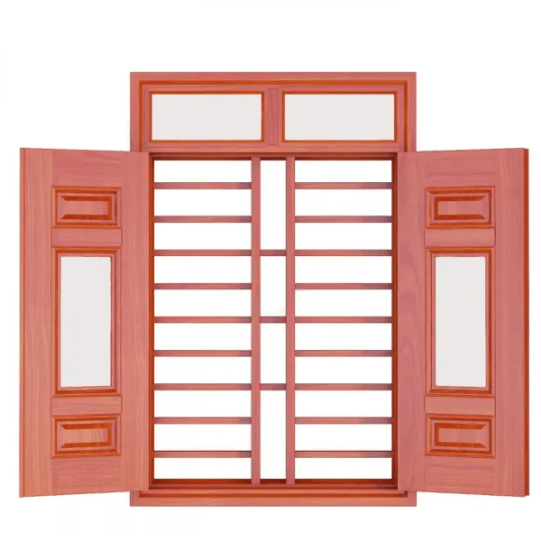 Cửa Sổ Thép Vân Gỗ DTA-CS001