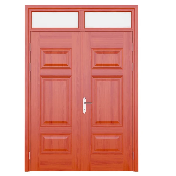 Cửa Thép Vân Gỗ 2 Cánh DTA-2C-H12-HOOK