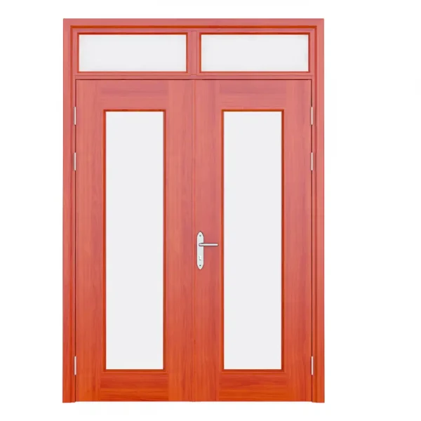 Cửa Thép Vân Gỗ 2 Cánh DTA-2C-H1