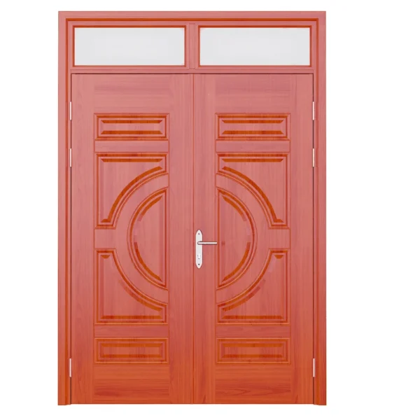 Cửa Thép Vân Gỗ 2 Cánh DTA-4C-H1-HOOK