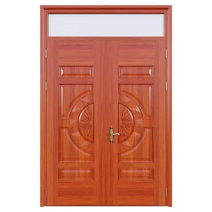 Cửa Thép Vân Gỗ 2 Cánh DTA-2C-HOOK