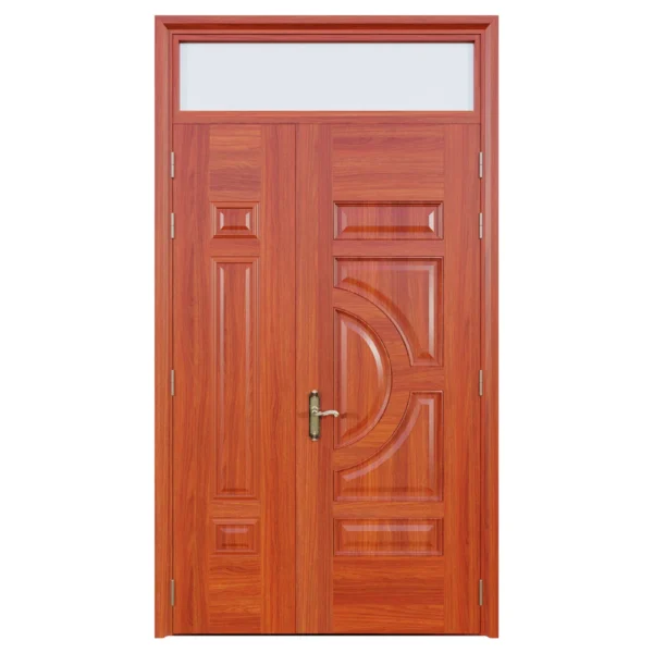 Cửa Thép Vân Gỗ 2 Cánh DTA-2C-H4