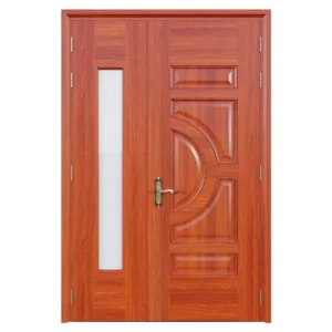Cửa Thép Vân Gỗ 2 Cánh DTA-2C-H4