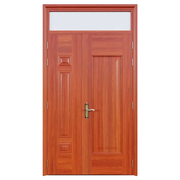 Cửa Thép Vân Gỗ 2 Cánh DTA-2C-H4